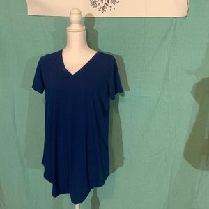 Classic V Neck Tee Royal Blue